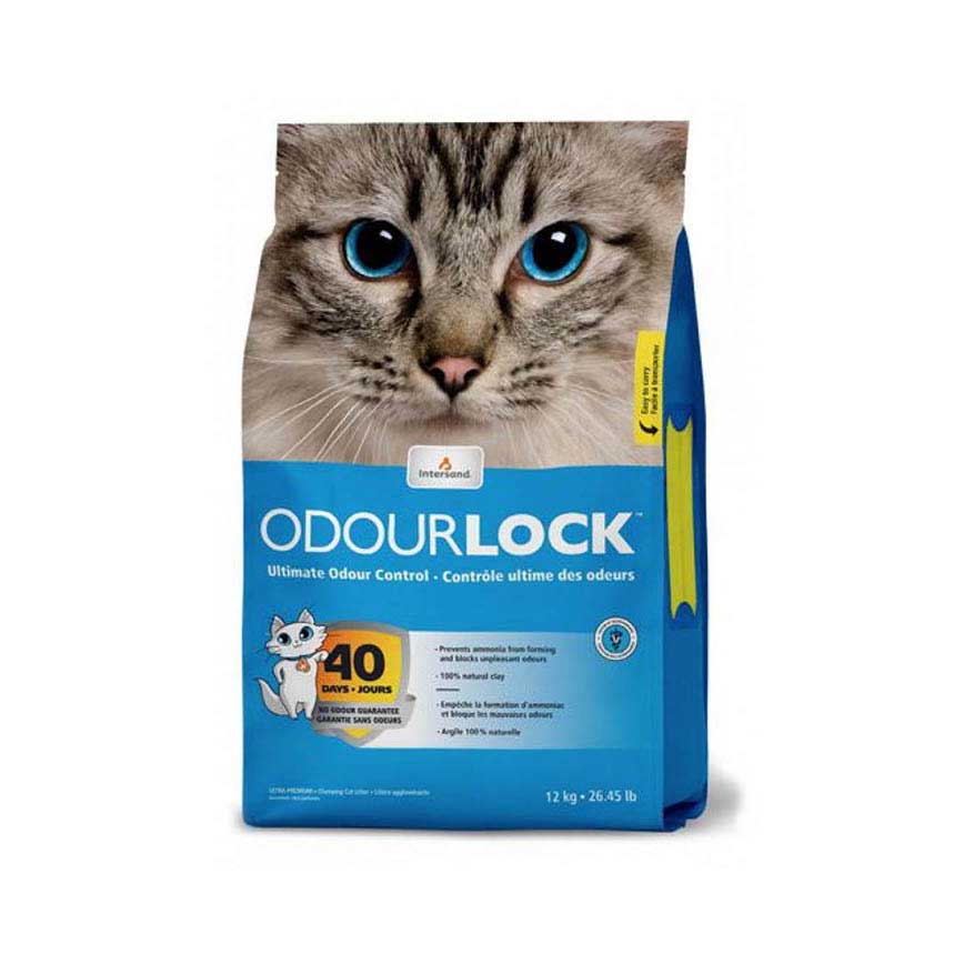 [低至$170/1包]加拿大 Intersand Odour Lock 99.9%無塵 超強凝結力貓砂 (原味) 12kg
