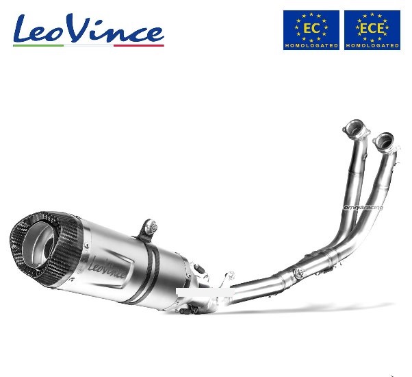 Leovince Exhaust Slipon Lv One Evo Carbon Homologated for Honda