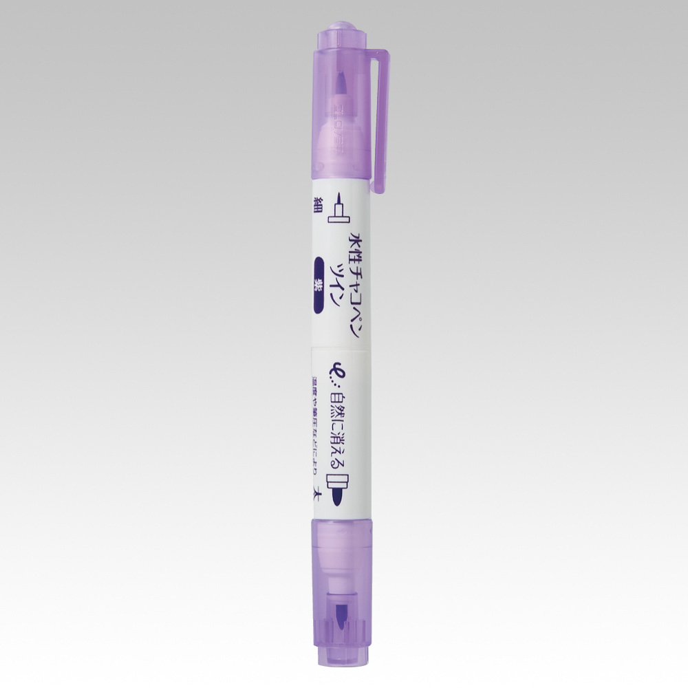 Clover: 自然消雙頭筆 - 紫