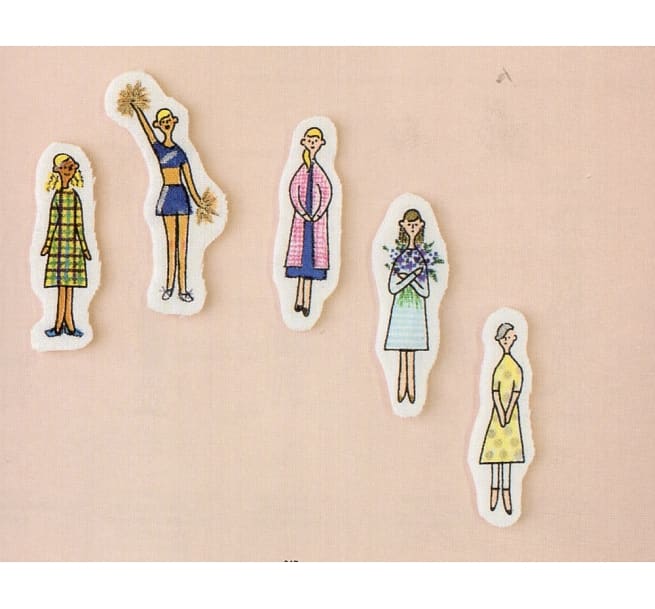 刺繡書：中島一惠100位女子時髦服飾造型設計作品手冊