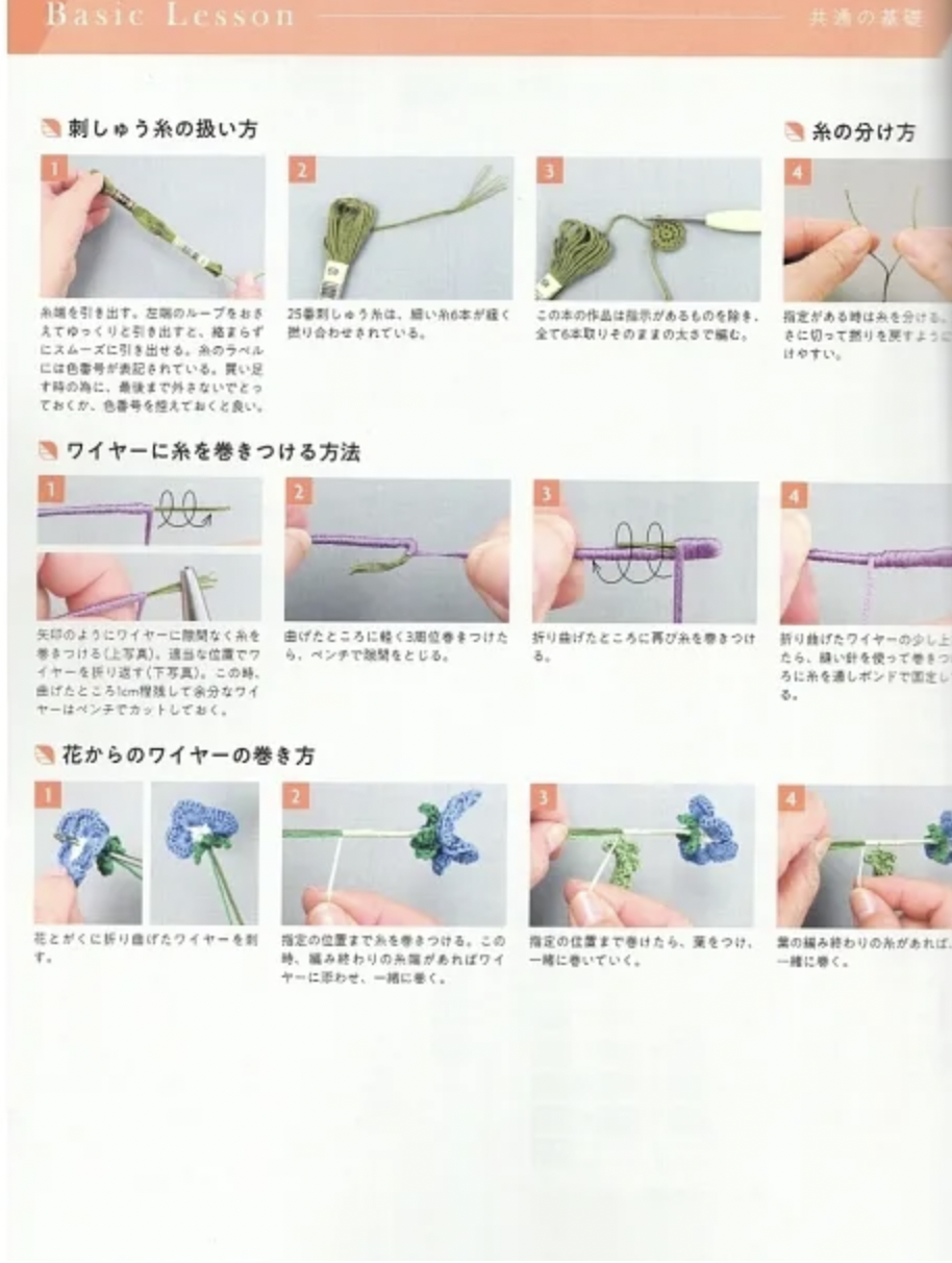 鈎織書： 繡線鈎織美麗花卉
