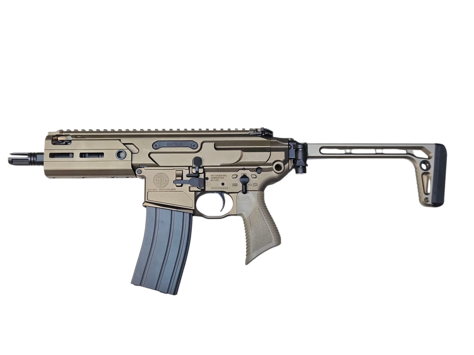 Ac Rattler SALVO PRECISION MWS GBB MCX RATTLER .300BLK 5.5 inch (Dark Earth ...
